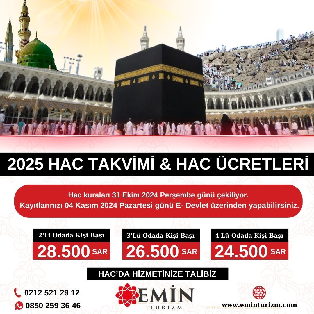 2025 HAC FİYATLARI