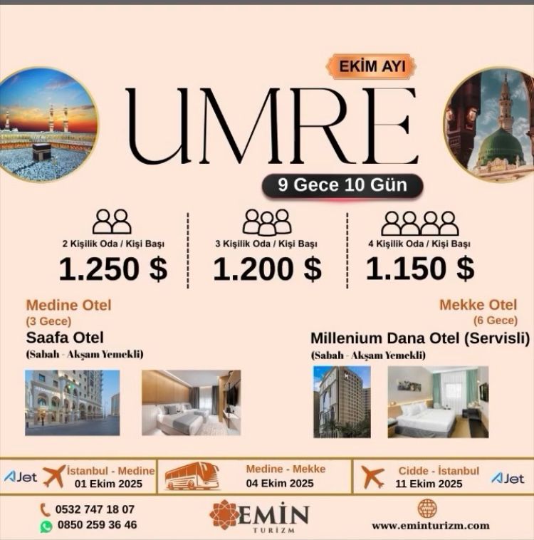 10 Günlük Umre Proğramı
