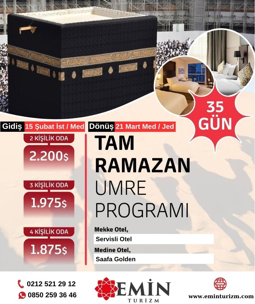 2026 Ramazan Umre Proğramı